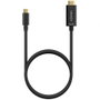 Aisens Cable Conversor USB-C a HDMI 4K@30Hz, 0.8m, Negro